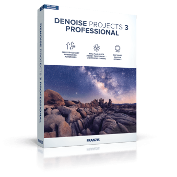 Program DENOISE projects 3 Professional Franzis